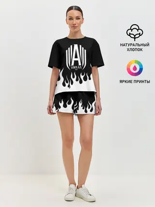 Женская пижама с шортами / Амкал