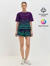Женская пижама с шортами / НЕОНОВЫЕ ИЕРОГЛИФЫ | NEON
