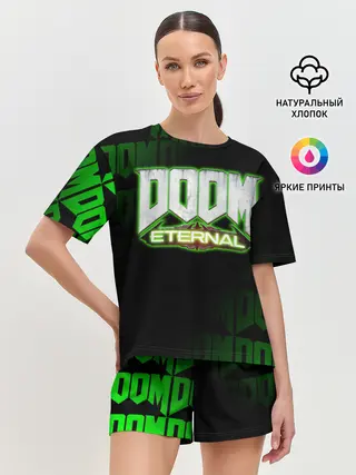 Женская пижама с шортами / DOOM: ETERNAL.