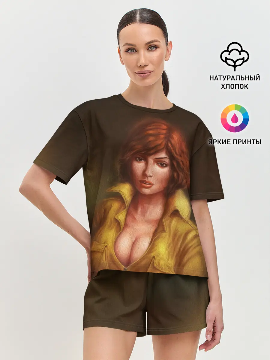 Женская пижама с шортами / ЭЙПРИЛ