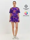 Женская пижама с шортами / БАБОЧКИ ПАТТЕРН | BUTTERFLY PATTERN