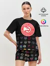 Женская пижама с шортами / Atlanta Hawks