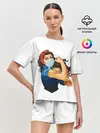 Женская пижама с шортами / We Can Do It!
