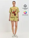 Женская пижама с шортами / СОБЛЮДАЙ МЕРЫ КАРАНТИНА!