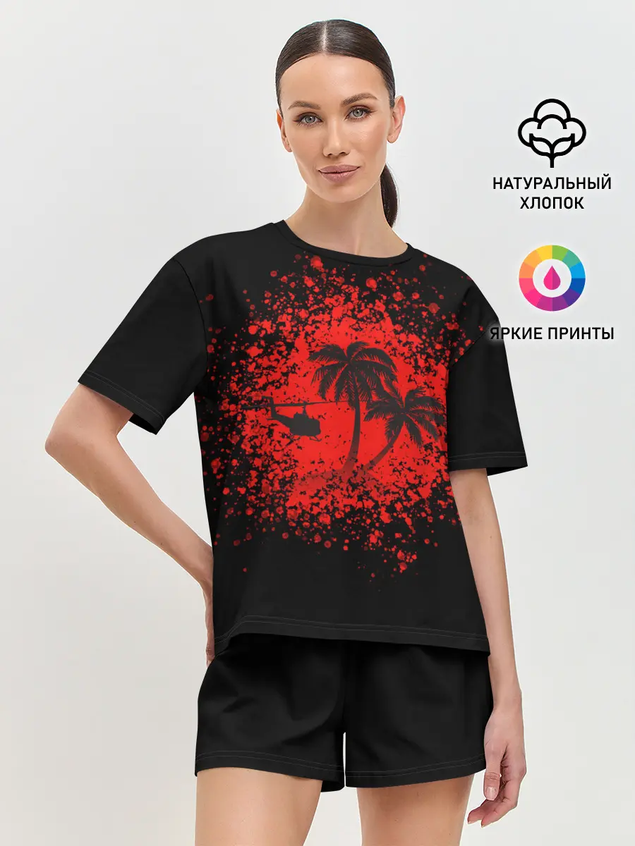 Женская пижама с шортами / Vietcong