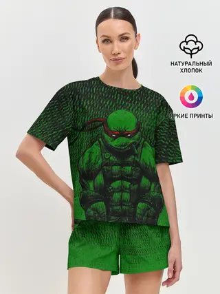 Женская пижама с шортами / ЧЕРЕПАШКИ МУТАНТЫ НИНДЗЯ
