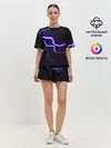 Женская пижама с шортами / УДАР МОЛНИИ