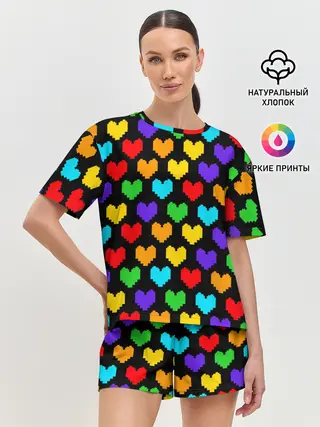 Женская пижама с шортами / UNDERTALE HEART