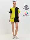 Женская пижама с шортами / BLACK YELLOW | ЧЕРНО ЖЕЛТЫЙ