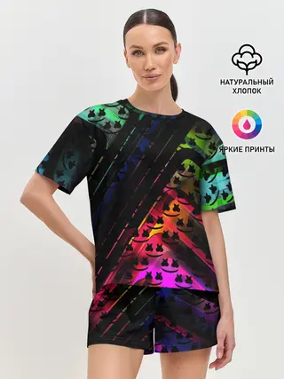 Женская пижама с шортами / MARSMELLO GRADIENT