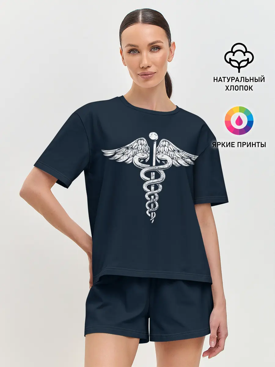 Женская пижама с шортами / Caduceus