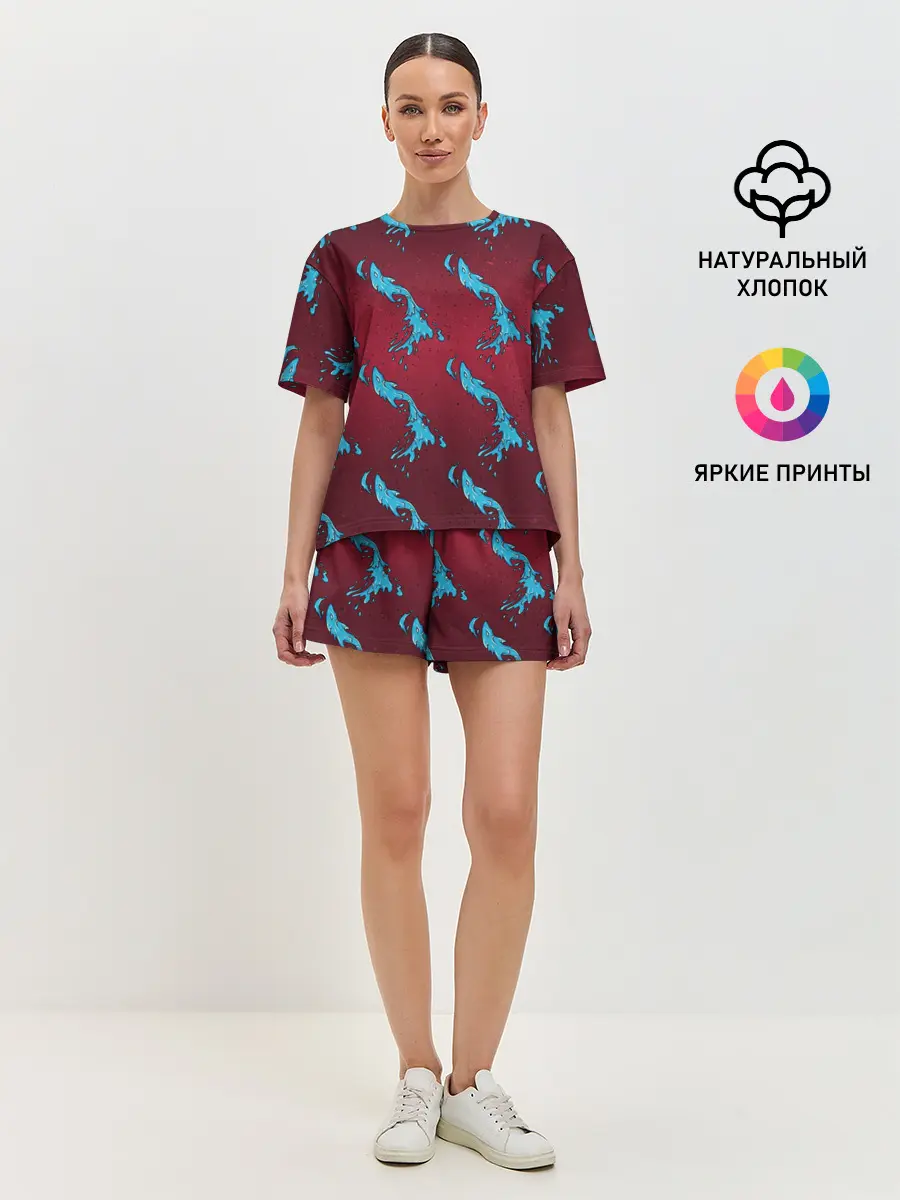Женская пижама с шортами / ДУХ ВОДЫ