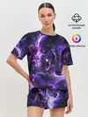 Женская пижама с шортами / SPACE STARS | КОСМОС ЗВЁЗДЫ