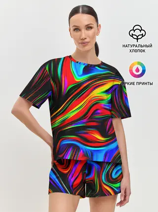 Женская пижама с шортами / ABSTRACT
