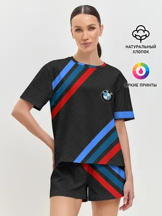 Женская пижама с шортами / BMW CARBON