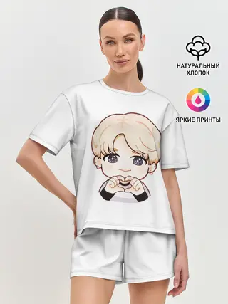 Женская пижама с шортами / BTS