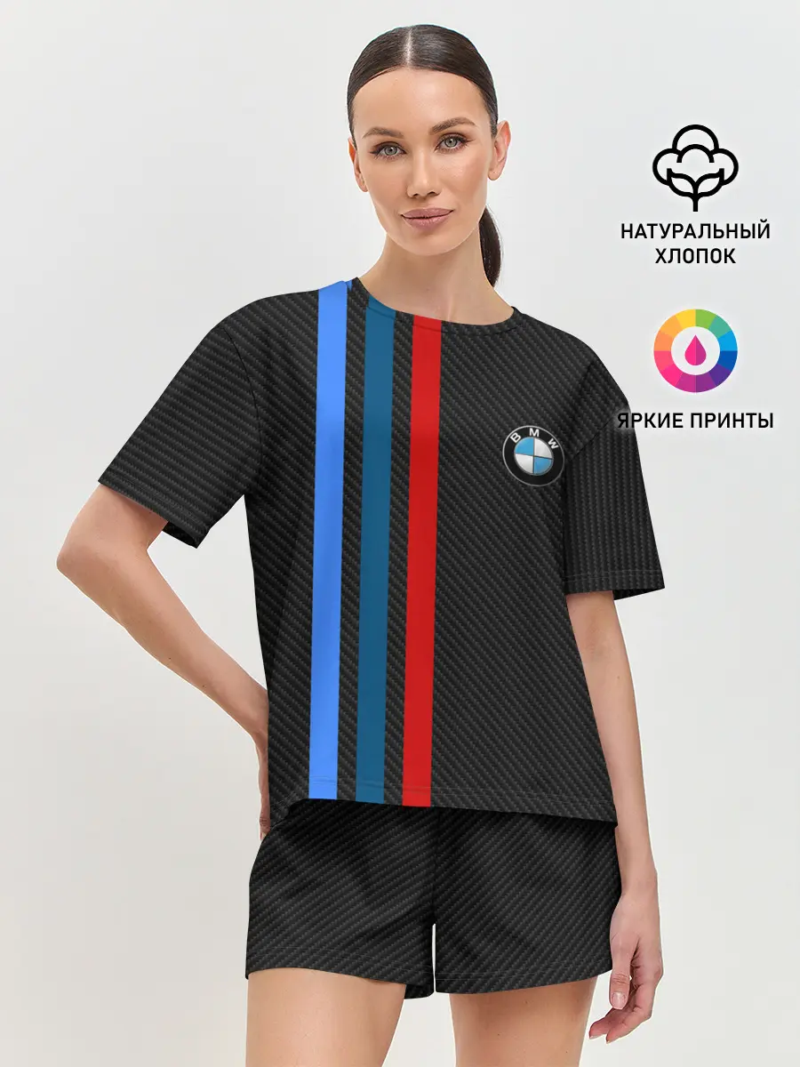 Женская пижама с шортами / BMW CARBON