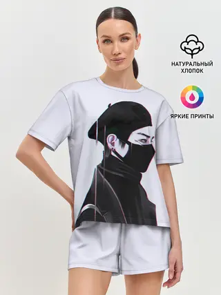 Женская пижама с шортами / BTS