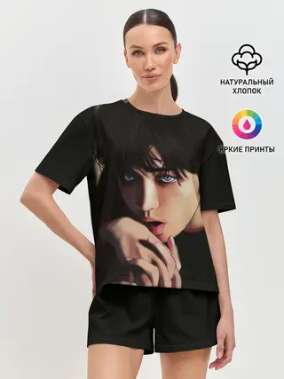 Женская пижама с шортами / BTS
