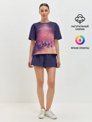 Женская пижама с шортами / BTS