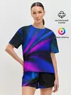 Женская пижама с шортами / НЕОНОВЫЕ ВОЛНЫ | NEON STRIPES