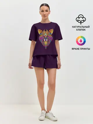 Женская пижама с шортами / ВОЛШЕБНАЯ ЛИСА | MAGIC FOX