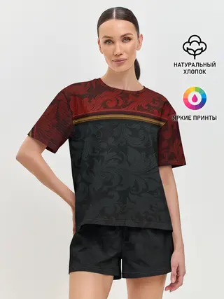 Женская пижама с шортами / Кружева на карбоне | Lace Carbone