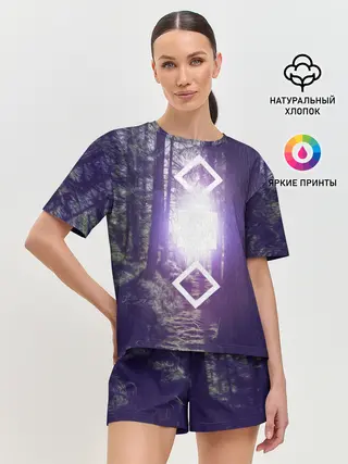 Женская пижама с шортами / ИСТОЧНИК СВЕТА