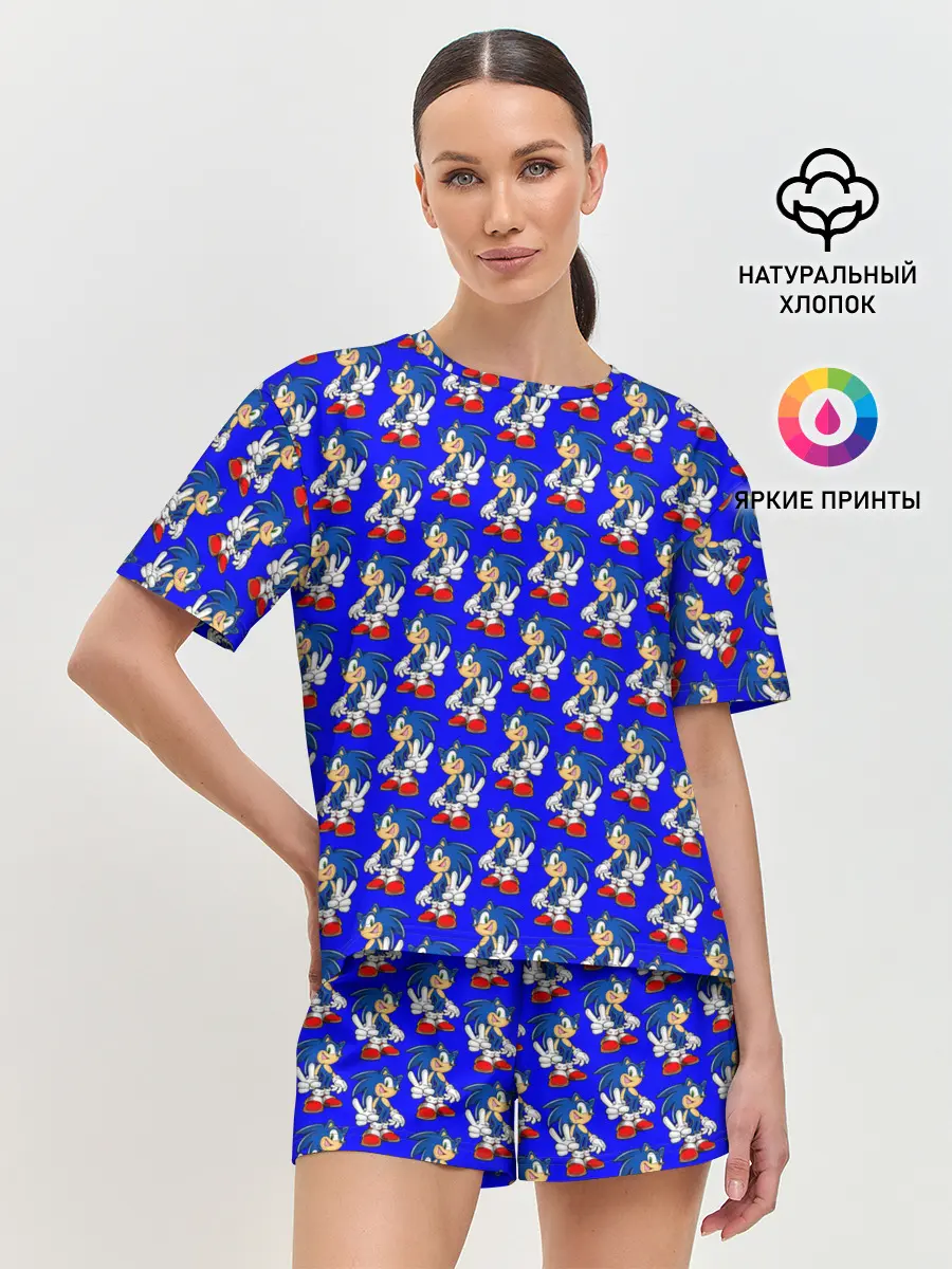 Женская пижама с шортами / SONIC
