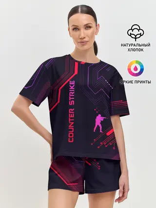 Женская пижама с шортами / CS:GO