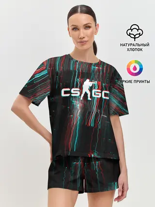 Женская пижама с шортами / CS:GO Glitch