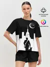 Женская пижама с шортами / Борец с COVID19