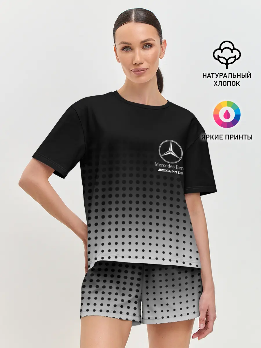 Женская пижама с шортами / Mercedes-Benz