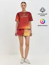 Женская пижама с шортами / The Flash Logo Pattern