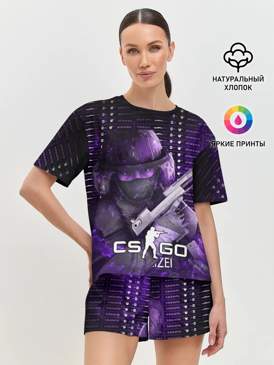 Женская пижама с шортами / CS:GO