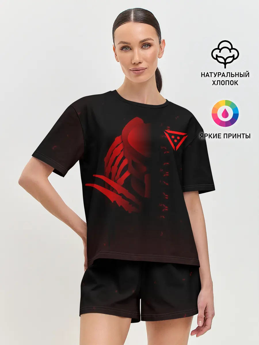 Женская пижама с шортами / ХИЩНИК.