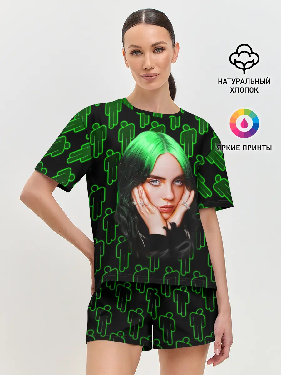 Женская пижама с шортами / BILLIE EILISH