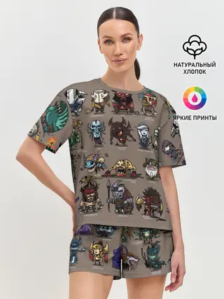 Женская пижама с шортами / Коры Доты 2