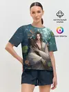 Женская пижама с шортами / Лань Чжань