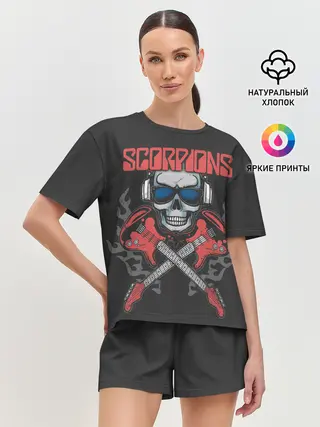 Женская пижама с шортами / Scorpions