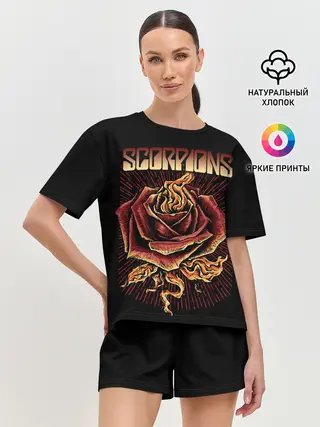 Женская пижама с шортами / Scorpions