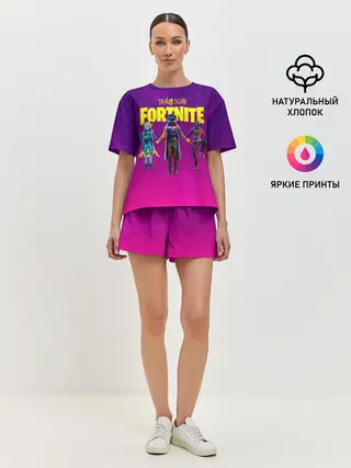 Женская пижама с шортами / TRAVIS SCOTT+FORTNITE