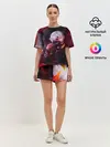 Женская пижама с шортами / Ken Kaneki красные жала