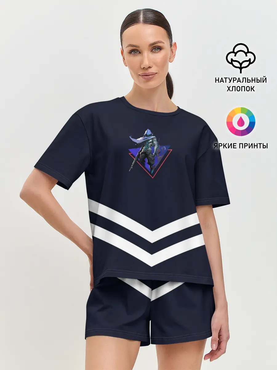 Женская пижама с шортами / Valorant