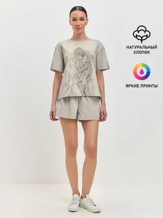 Женская пижама с шортами / Дазай и Чуя
