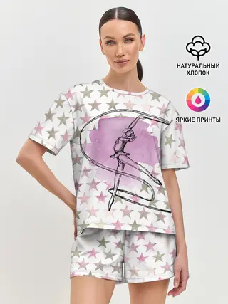 Женская пижама с шортами / gymnastics