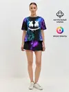Женская пижама с шортами / Marshmello