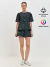 Женская пижама с шортами / Логотипы