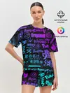 Женская пижама с шортами / ЛОГОТИПЫ АНИМЕ