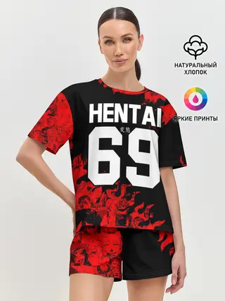 Женская пижама с шортами / HENTAI [02]